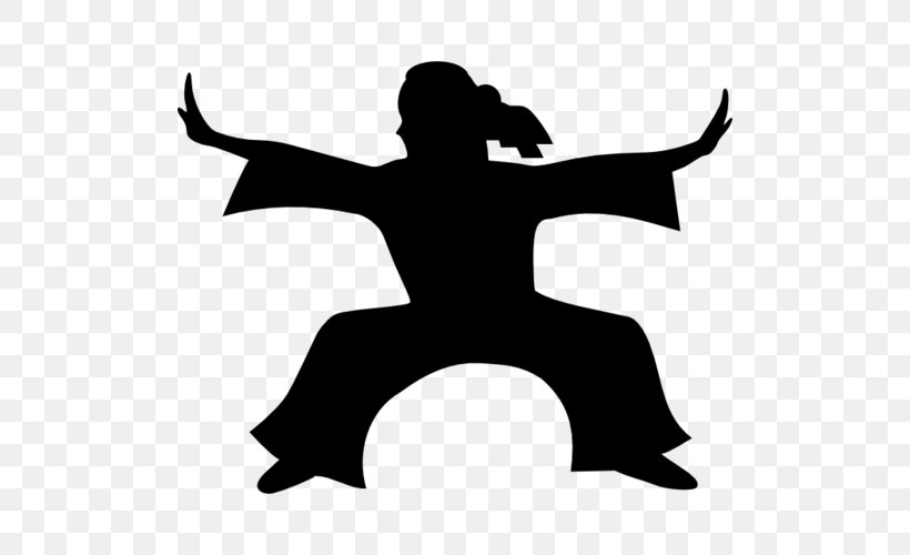 Wushu Karate Chinese Martial Arts Kung Fu, PNG, 500x500px, Wushu, Artwork, Black, Black And White, Bronze Medal Download Free