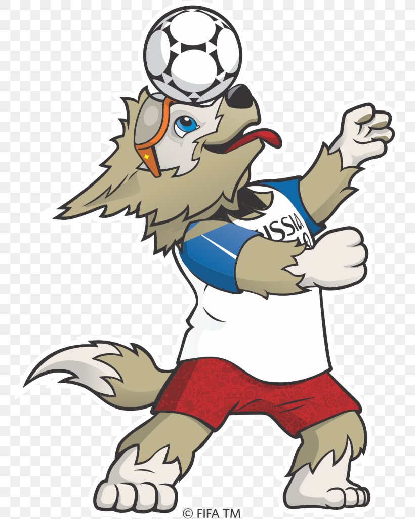 2018 FIFA World Cup Zabivaka FIFA World Cup Official Mascots Russia, PNG, 763x1024px, 2018 Fifa World Cup, Art, Artwork, Beak, Bird Download Free