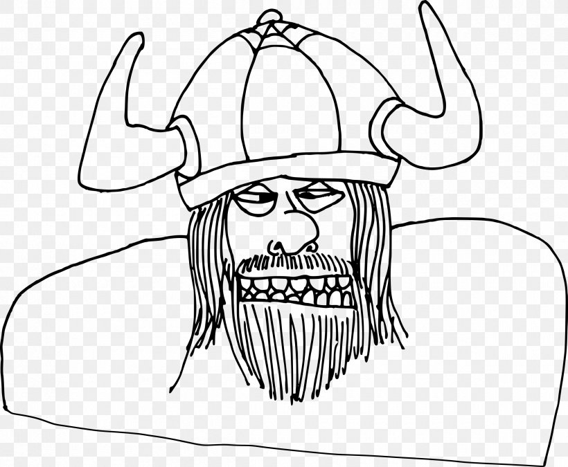 Coloring Book Viking Clip Art, PNG, 2400x1978px, Coloring Book, Artwork, Black, Black And White, Bone Download Free