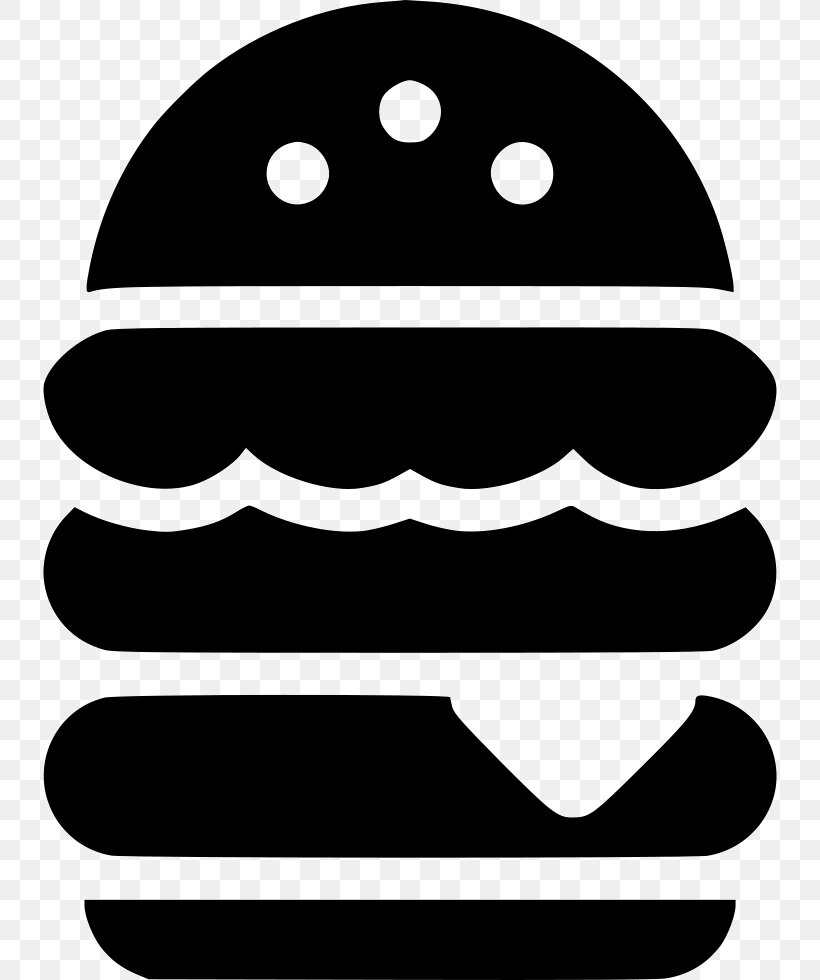 Hamburger Clip Art, PNG, 734x980px, Hamburger, Artwork, Black, Black And White, Black White Download Free