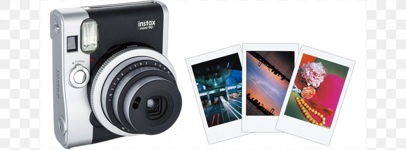 Photographic Film Fujifilm Instax Mini 90 NEO CLASSIC Instant Camera, PNG, 1040x386px, Photographic Film, Camera, Camera Accessory, Camera Lens, Cameras Optics Download Free