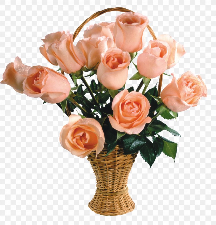 Flower Bouquet Garden Roses Flower Delivery Basket, PNG, 3616x3775px, Flower, Anniversary, Artificial Flower, Basket, Birthday Download Free