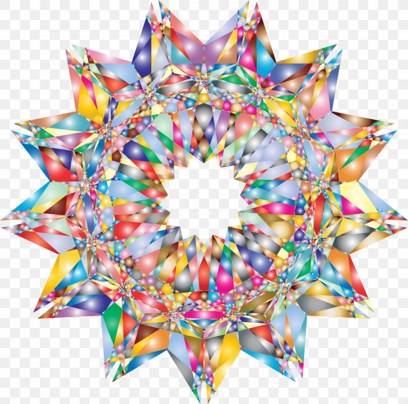 Star Geometry Symmetry Shape Kaleidoscope, PNG, 2320x2302px, 7 Variation 2, Star, Art, Art Paper, Chromatic Star Download Free