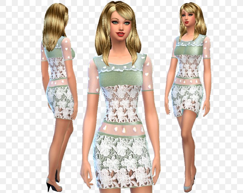 The Sims 4 Sleeve Wedding Dress Lace, PNG, 650x650px, Watercolor, Cartoon, Flower, Frame, Heart Download Free