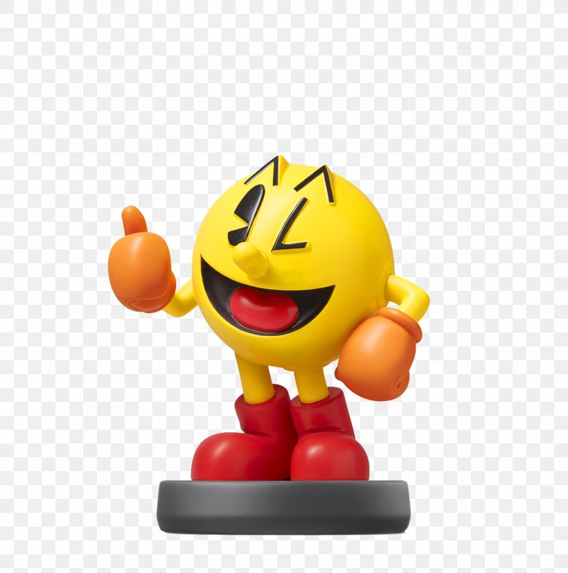 Pac-Man Super Smash Bros. For Nintendo 3DS And Wii U Super Smash Bros. Brawl Mega Man, PNG, 1542x1557px, Pacman, Amiibo, Figurine, Mega Man, Nintendo Download Free