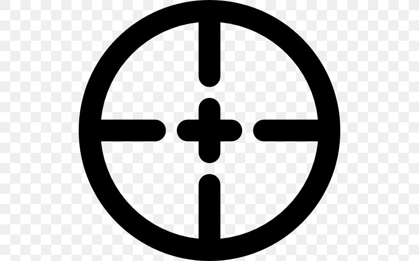 Reticle Telescopic Sight, PNG, 512x512px, Reticle, Absehen, Area, Black And White, Brand Download Free