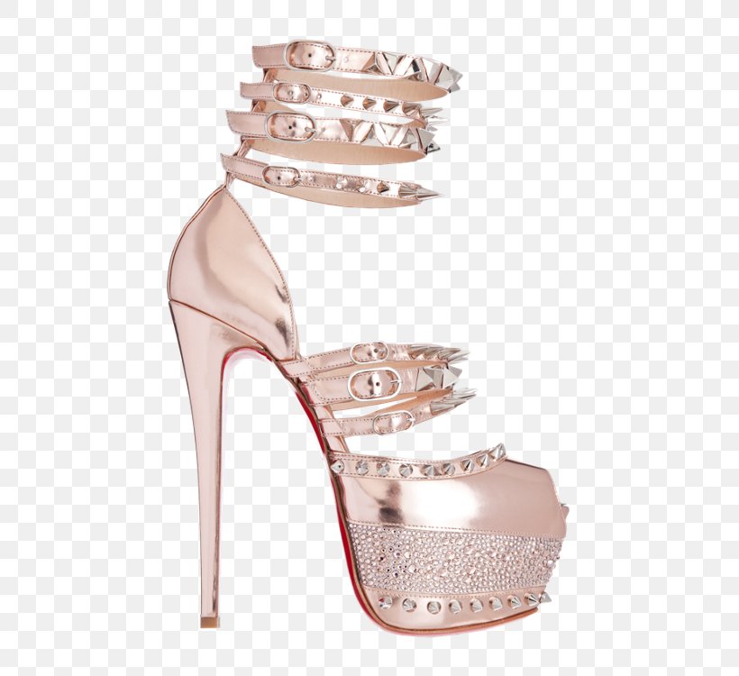 Sandal Peep-toe Shoe Court Shoe High-heeled Shoe, PNG, 450x750px, Sandal, Basic Pump, Beige, Bridal Shoe, Christian Louboutin Download Free