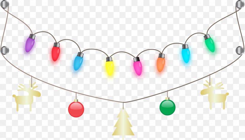 Christmas Lights Clip Art, PNG, 1024x584px, Light, Bead, Body Jewelry, Christmas, Christmas And Holiday Season Download Free
