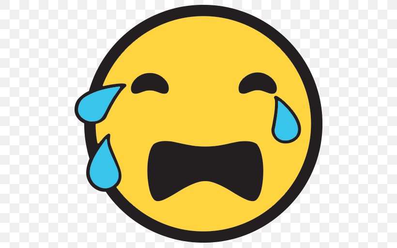 Emoticon Smiley Face With Tears Of Joy Emoji Crying, PNG, 512x512px, Emoticon, Crying, Emoji, Emotion, Etsy Download Free