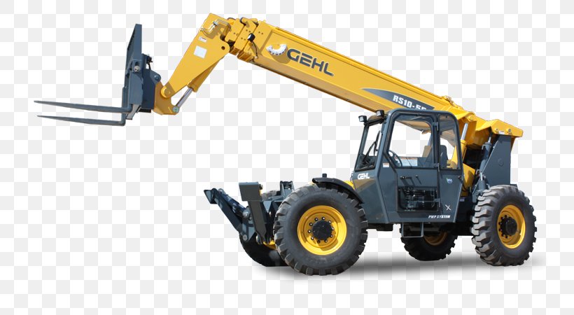 Gehl Company Telescopic Handler Heavy Machinery Crane, PNG, 744x450px, Gehl Company, Aerial Work Platform, Architectural Engineering, Automotive Tire, Business Download Free