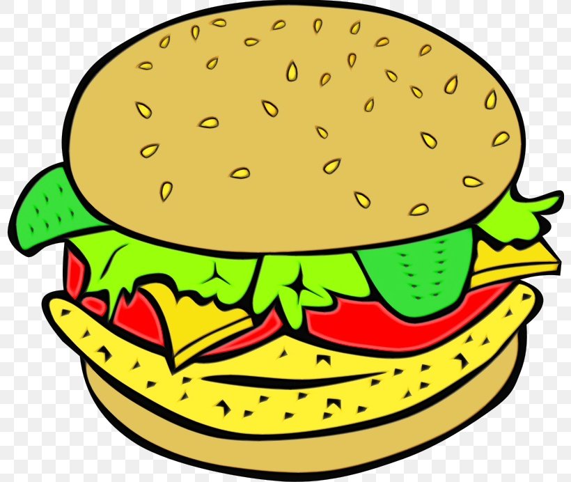 Junk Food Cartoon, PNG, 800x692px, Watercolor, Book, Burger King, Burger King Hamburger, Cheeseburger Download Free
