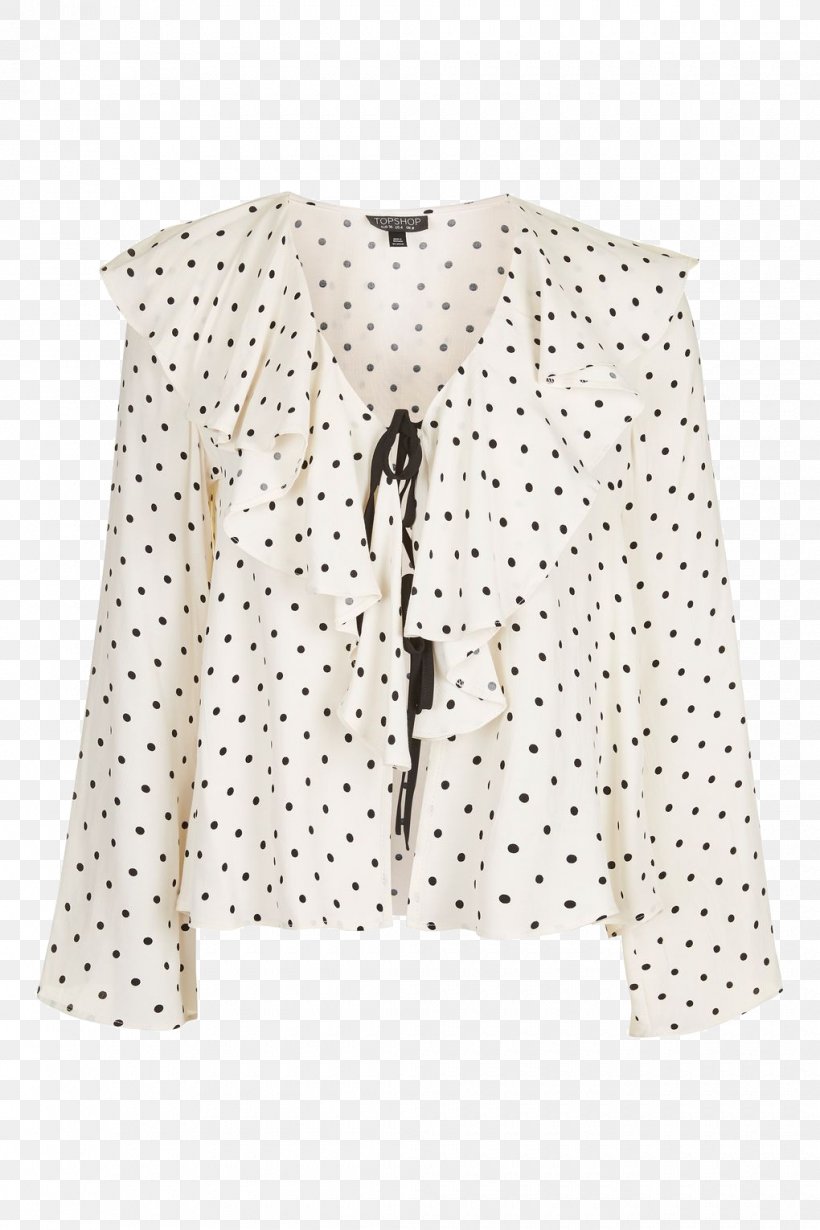 Polka Dot Sleeve T-shirt Blouse Topshop, PNG, 1020x1530px, Polka Dot, Blouse, Button, Clothing, Dress Download Free