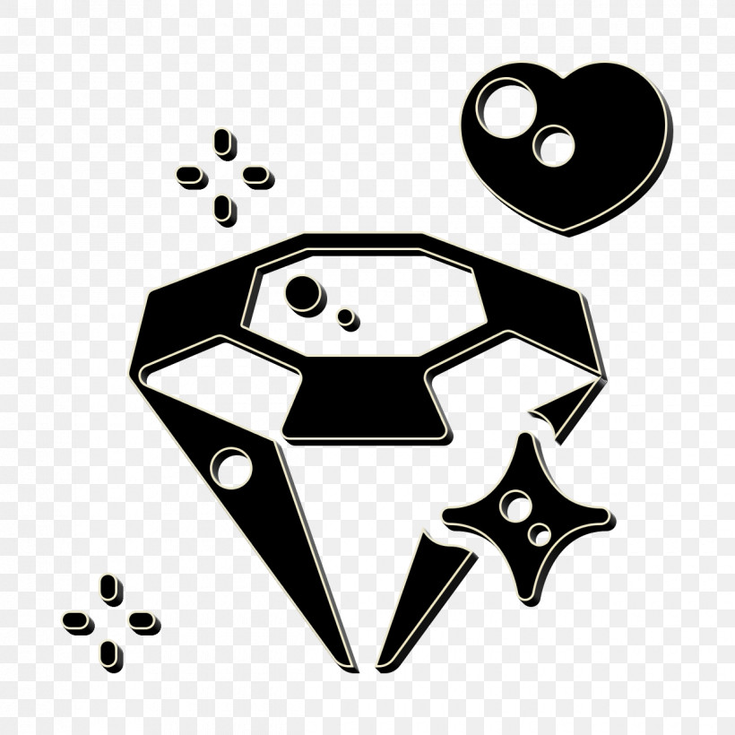 Wedding Icon Diamond Icon, PNG, 1240x1240px, Wedding Icon, Blackandwhite, Diamond Icon, Games, Logo Download Free