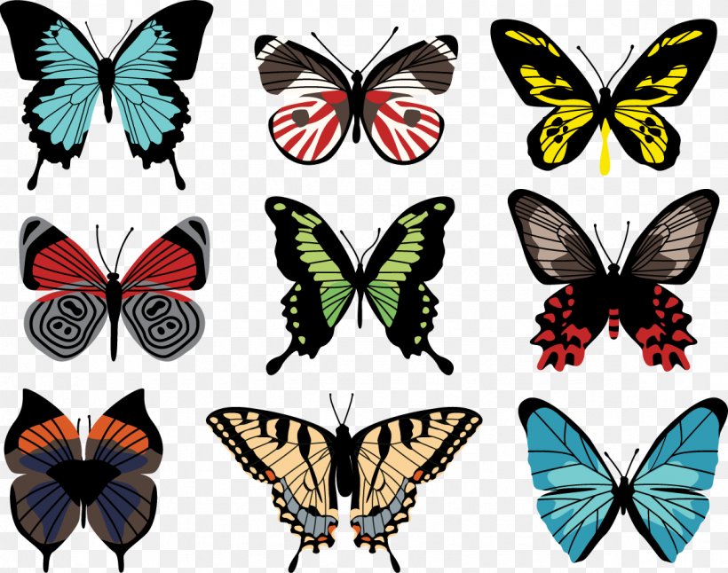 Butterfly Paper, PNG, 1173x925px, Butterfly, Art, Arthropod, Brush Footed Butterfly, Butterfly Net Download Free