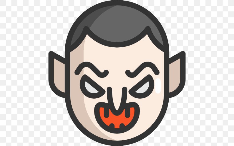 Head Smile Facial Expression, PNG, 512x512px, Monster, Art, Color, Devil, Dracula Download Free