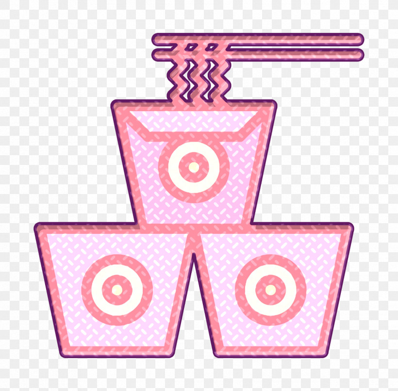 Noodles Icon Fast Food Icon Wok Icon, PNG, 1244x1224px, Noodles Icon, Fast Food Icon, Line, Meter, Pink M Download Free