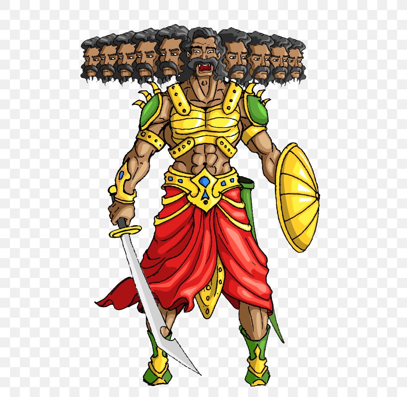 Ravana Dussehra Clip Art, PNG, 800x800px, Ravana, Art, Demon, Dussehra, Fictional Character Download Free