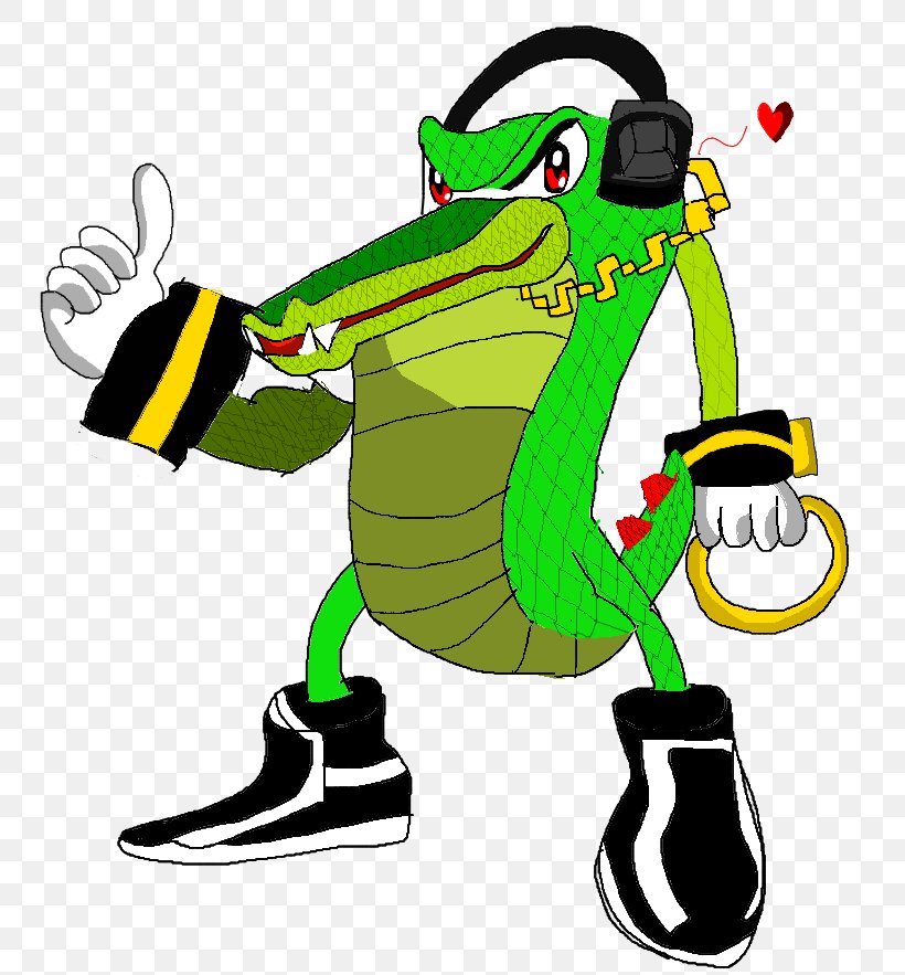 Sonic The Hedgehog Vector The Crocodile Clip Art, PNG, 781x883px, Sonic The Hedgehog, Amphibian, Art, Artwork, Character Download Free