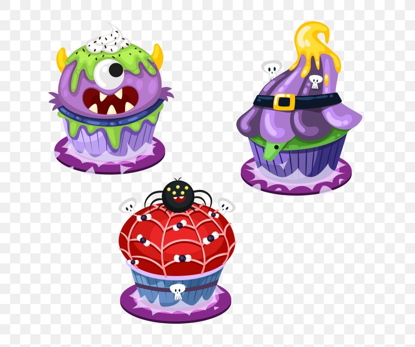 Cupcake Halloween Cake Clip Art, PNG, 725x685px, Cupcake, All Saints Day, Cake, Candy, Cartoon Download Free