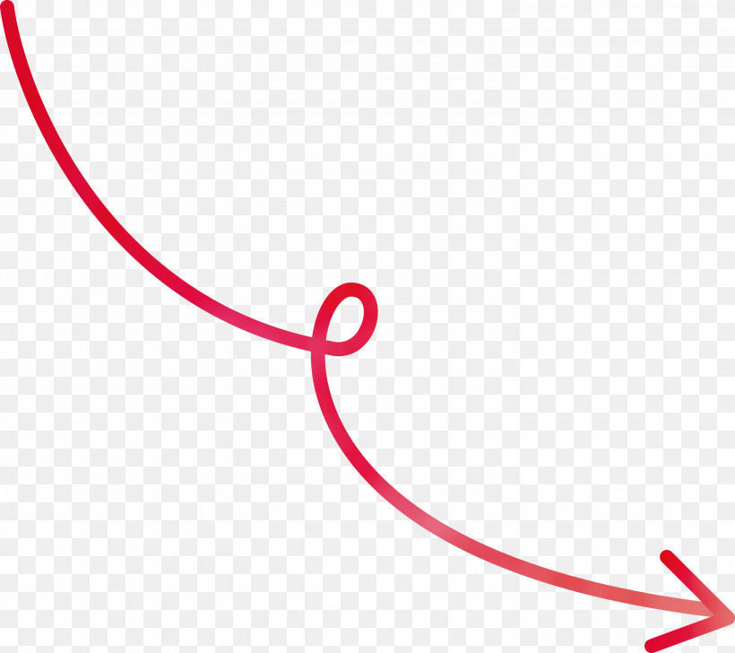 Line Pink, PNG, 3000x2667px, Curved Arrow, Line, Paint, Pink, Watercolor Download Free