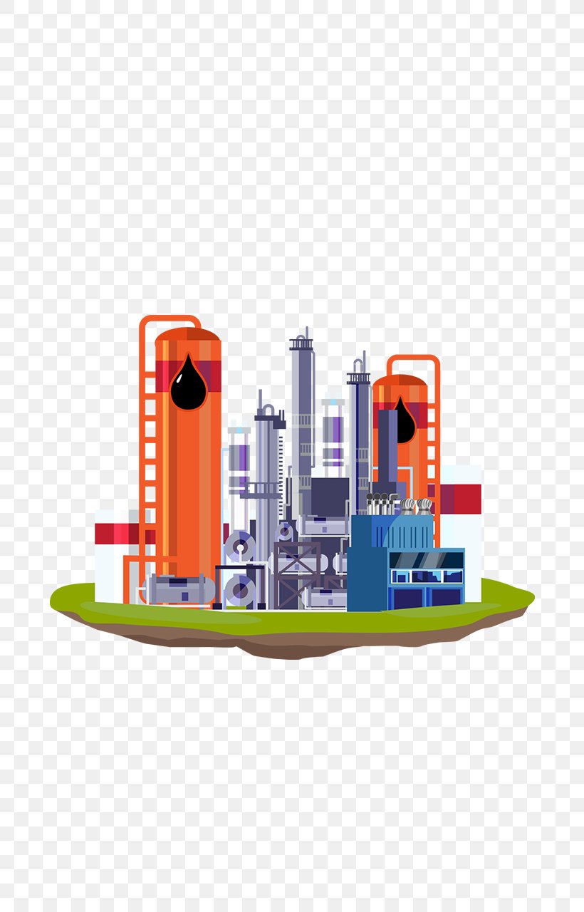 Petroleum Oil Refinery Cartoon Illustration, PNG, 720x1280px, Petroleum, Barrel, Cartoon, City, Energy Industry Download Free