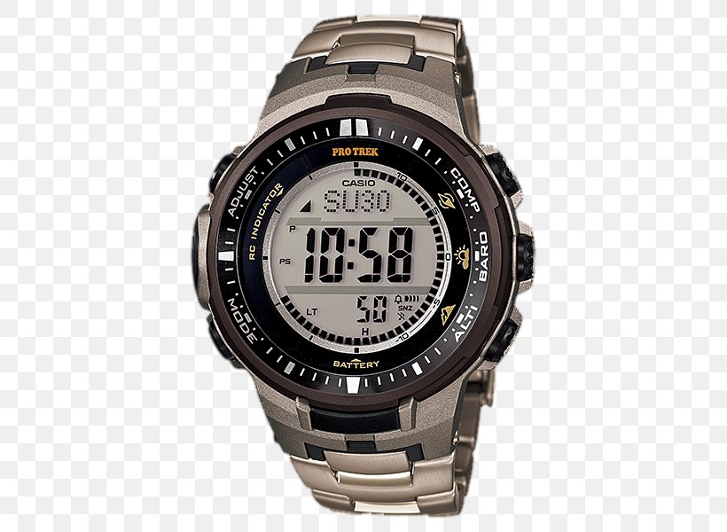 Pro Trek Watch Casio Tough Solar G-Shock, PNG, 500x600px, Watch, Amazoncom, Brand, Casio, Gshock Download Free