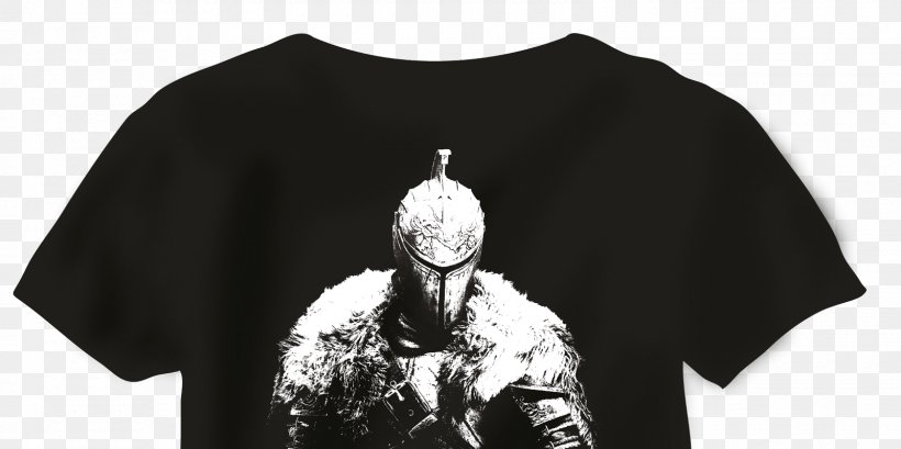T-shirt Dark Souls: Artorias Of The Abyss Solaire Of Astora, PNG, 1600x800px, Tshirt, Black, Black And White, Brand, Clothing Download Free