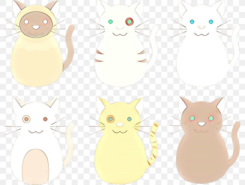 Cat White Small To Medium-sized Cats Whiskers Yellow, PNG, 789x618px, Cat, Kitten, Small To Mediumsized Cats, Tail, Whiskers Download Free