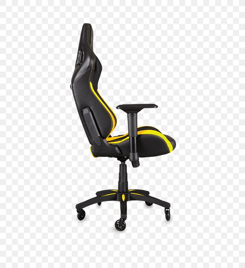 Office & Desk Chairs Gaming Chair Seat Swivel Chair, PNG, 500x898px, Office Desk Chairs, Armrest, Black, Chair, Comfort Download Free