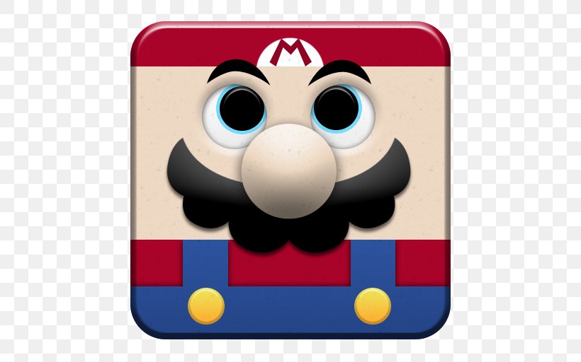 Super Mario Bros. Mario & Yoshi Luigi Bowser, PNG, 512x512px, Super Mario Bros, Birdo, Bowser, Icon Design, Luigi Download Free