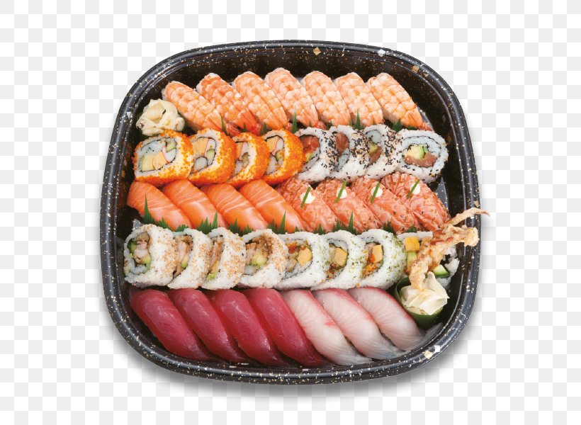 Sushi Japanese Cuisine Sashimi California Roll Gimbap, PNG, 600x600px, Sushi, Animal Source Foods, Appetizer, Asian Cuisine, Asian Food Download Free