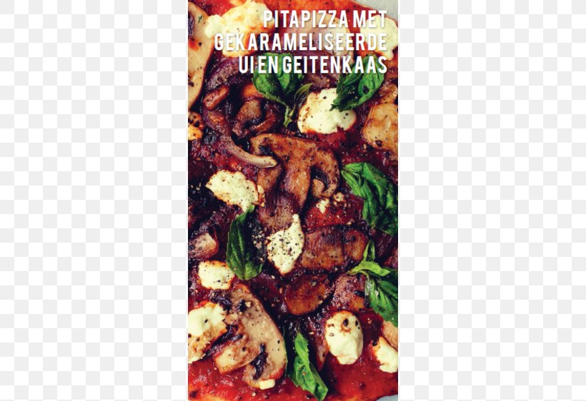Vegetarian Cuisine Pizza Pita Goat Cheese Recipe, PNG, 750x562px, Vegetarian Cuisine, Bread, Caramelization, Cheese, Cooking Download Free