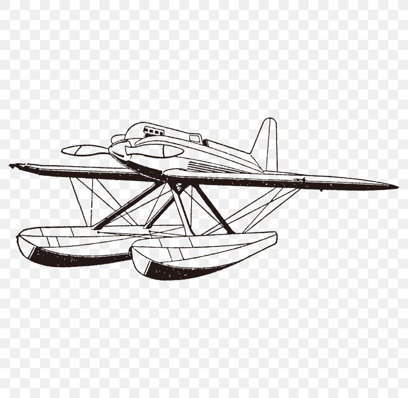 Aircraft Airplane, PNG, 800x800px, Aircraft, Airplane, Black And White, Croquis, Designer Download Free