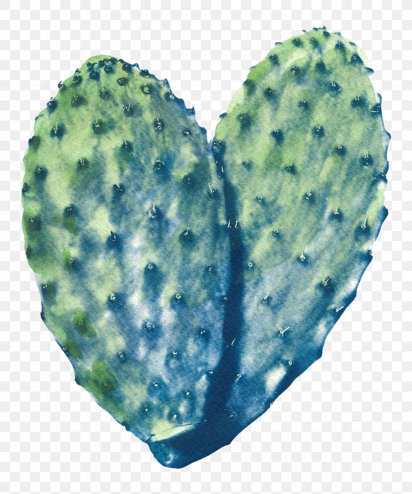 Barbary Fig Cactus Paper Cyanotype Painting, PNG, 1959x2353px, Barbary Fig, Art, Cactus, Cyanotype, Fine Art Download Free