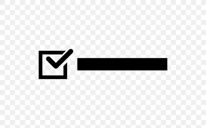 Check Mark Checkbox Download, PNG, 512x512px, Check Mark, Area, Black, Black And White, Brand Download Free
