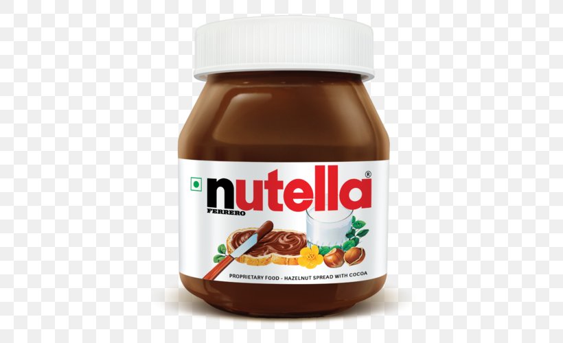 Nutella Hazelnut Chocolate Spread Nutella Hazelnut Chocolate Spread, PNG, 500x500px, Nutella, Chocolate, Chocolate Spread, Cocoa Solids, Condiment Download Free