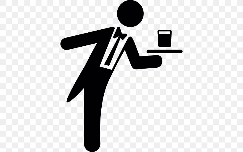 Waiter User Icon Design, PNG, 512x512px, Waiter, Bar, Black And White, Brand, Business Download Free