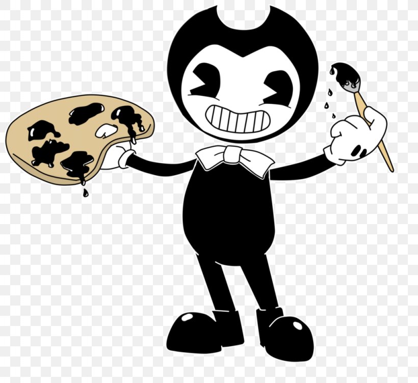 Bendy And The Ink Machine YouTube Minecraft Drawing Pixel Art, PNG, 1024x940px, Bendy And The Ink Machine, Cartoon, Communication, Drawing, Fan Art Download Free