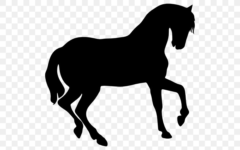 Horse Shape Rearing Clip Art, PNG, 512x512px, Horse, Black, Black And White, Bridle, Colt Download Free