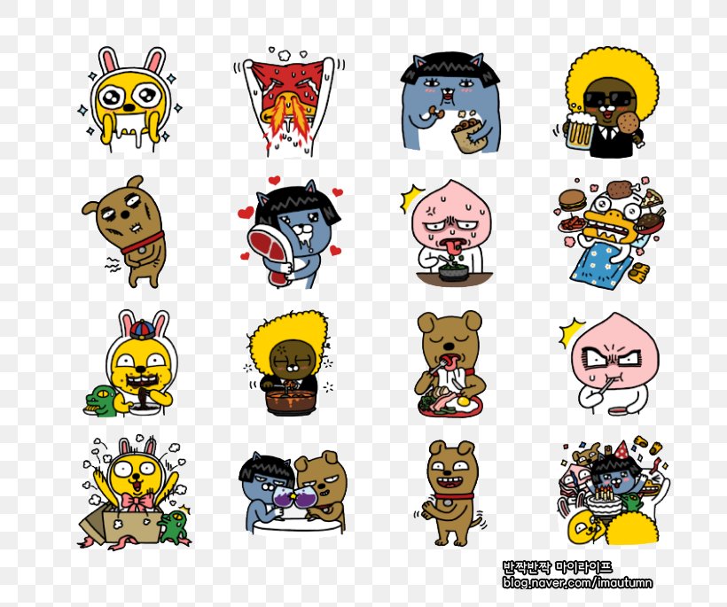 Kakao Friends KakaoTalk Emoticon Sticker, PNG, 705x685px, Kakao Friends, Cartoon, Drawing, Emoji, Emoticon Download Free