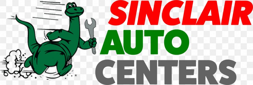 Logo Sinclair Oil Corporation Sinclair Auto Center Sinclair Dino Lube Brand, PNG, 1755x590px, Logo, Area, Brand, Car, Cartoon Download Free
