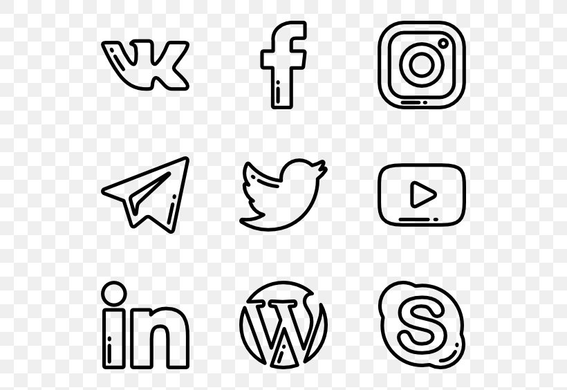 Social Network, PNG, 600x564px, Social Media, Area, Black, Black And White, Brand Download Free