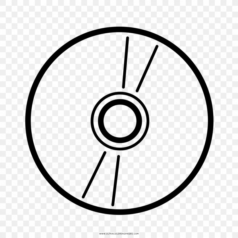 Compact Disc Drawing CDROM Clock, PNG, 1000x1000px, Compact Disc, Area