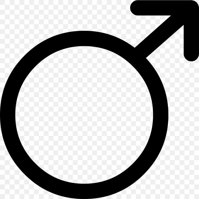 Gender Symbol Clip Art, PNG, 980x981px, Gender Symbol, Area, Black And White, Gender, Grammatical Gender Download Free