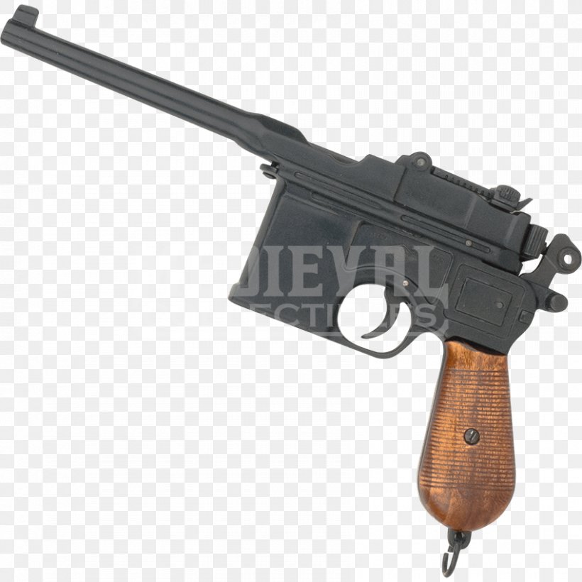Trigger Firearm Mauser C96 Handgun, PNG, 850x850px, Watercolor, Cartoon, Flower, Frame, Heart Download Free
