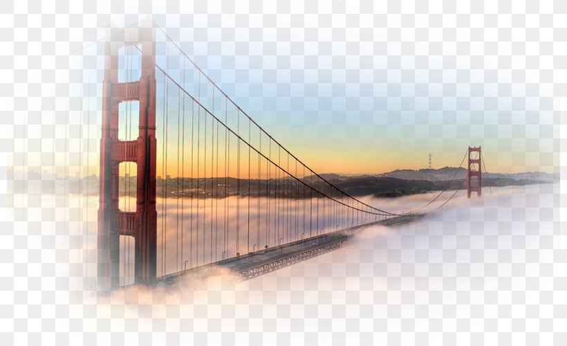 Golden Gate Bridge Golden Gate Park Marin Headlands San Francisco Cable Car System, PNG, 800x500px, Golden Gate Bridge, Bridge, Brooklyn Bridge, Cable Stayed Bridge, Calm Download Free