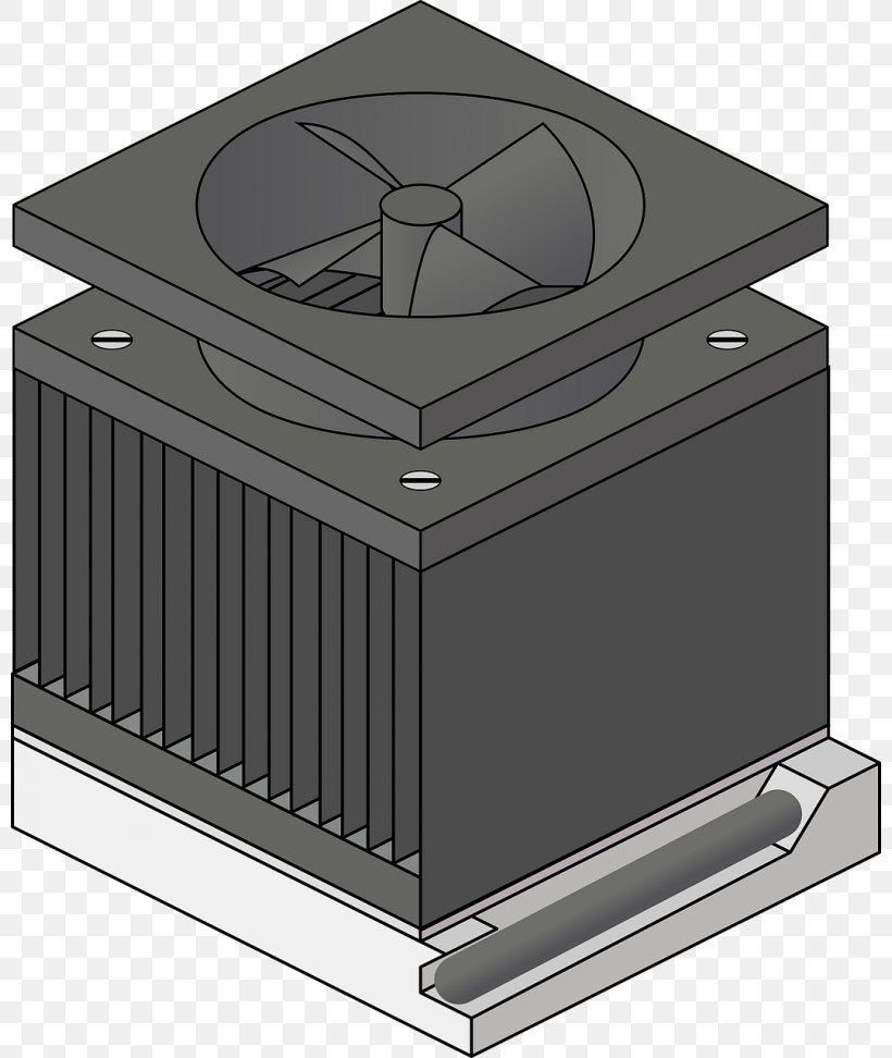 Heat Sink Central Processing Unit Computer Clip Art, PNG, 800x972px, Heat Sink, Air Cooling, Central Processing Unit, Computer, Computer Fan Download Free