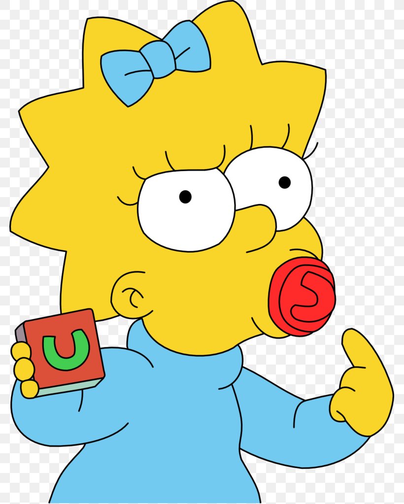 Maggie Simpson Bart Simpson Lisa Simpson Marge Simpson Homer Simpson, PNG, 781x1023px, Art, Area, Artwork, Beak, Cartoon Download Free