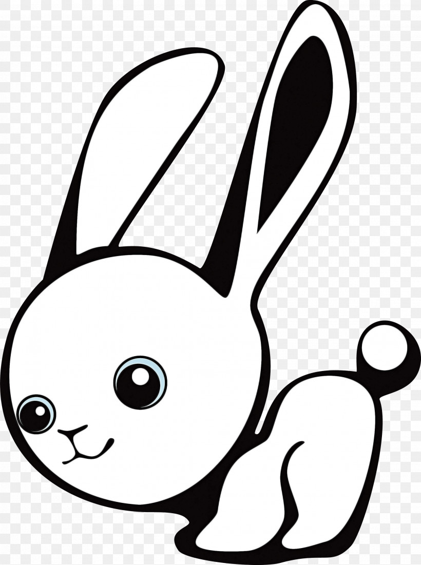 Rabbit Bunny Easter Day, PNG, 2233x3000px, Rabbit, Blackandwhite, Bunny, Cartoon, Coloring Book Download Free