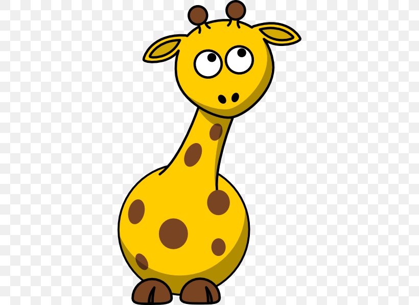Giraffe Cartoon Clip Art, PNG, 360x597px, Giraffe, Animation, Black And White, Cartoon, Cuteness Download Free